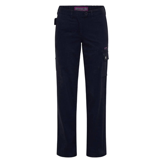 Green Hip Give Cargo Pants Blue Size 8 - Straight Leg - UPF 50+ - Elastic Waistband