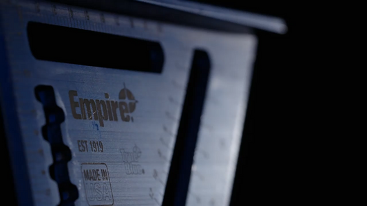 Empire True Blue Mini Rafter Square - 120mm - Hi Vis - Laser Etched – view 2 - Auzzistore