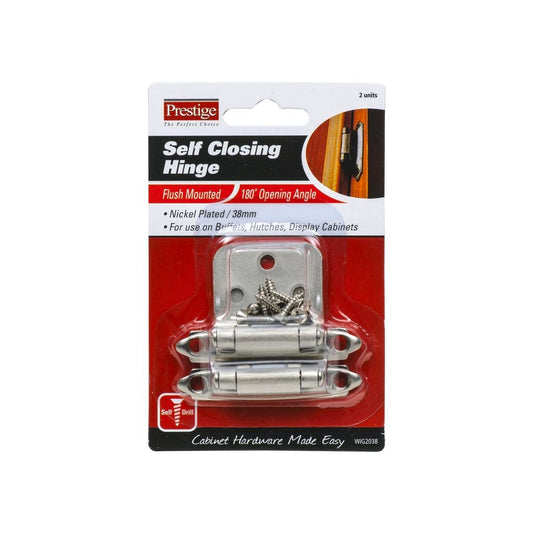 Prestige Flush Self Closing Hinge - 38mm - Steel - Antique Finish