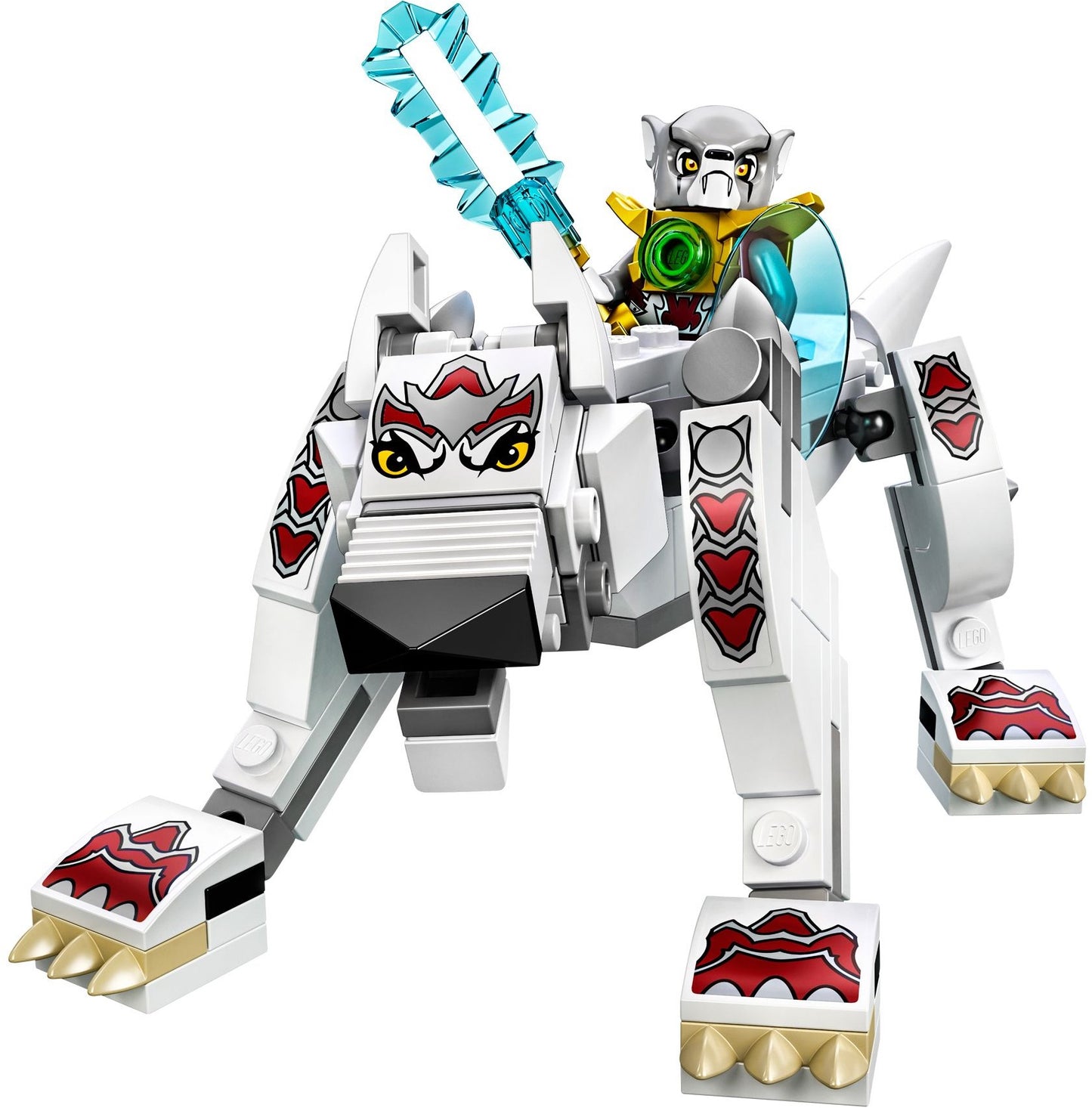 LEGO 70127 Wolf Legend Beast - Worriz CHI Warrior Set