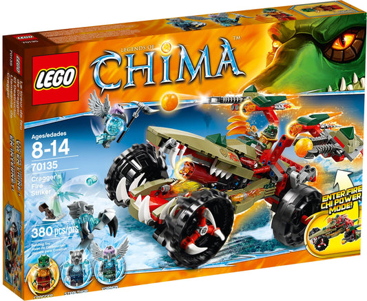 LEGO 70135 Cragger's Fire Striker - CHI Croc Tank with Minifigures - Auzzistore