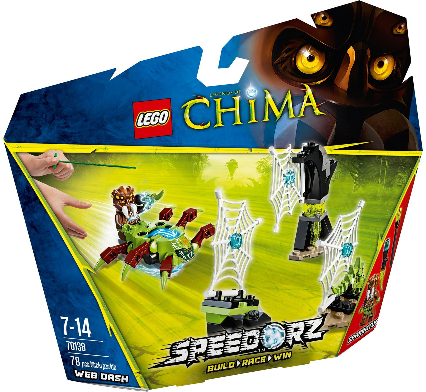 LEGO 70138 Sparratus Spider Speedor CHI Web Dash