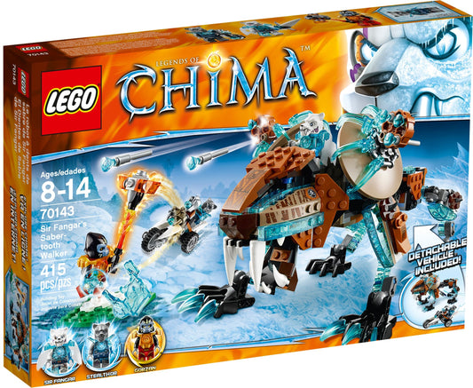 LEGO 70143 Sir Fangar's Saber-tooth Walker - Ice Battle with Gorzan