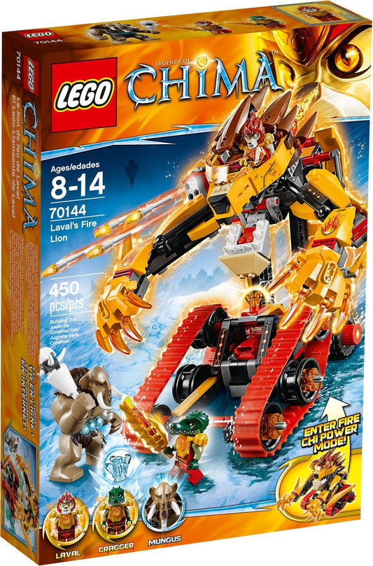 LEGO 70144 Laval's Fire Lion - CHI Power Mech with Cragger & Mungus - Auzzistore