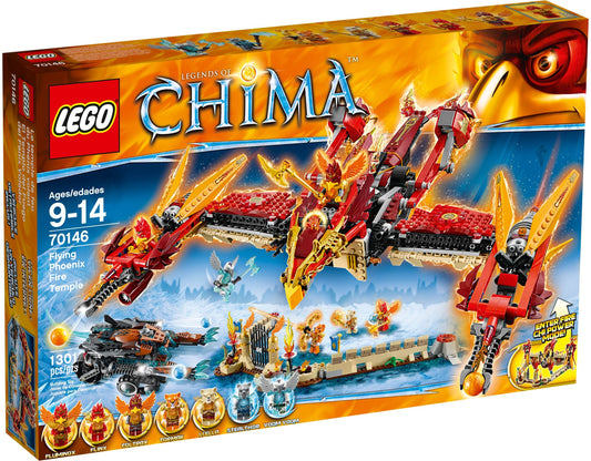 LEGO 70146 Flying Phoenix Fire Temple: CHI Power Showdown - Auzzistore
