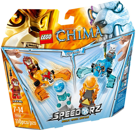 LEGO 70156 Laval vs. Sir Fangar Speedorz Fire vs. Ice - Auzzistore