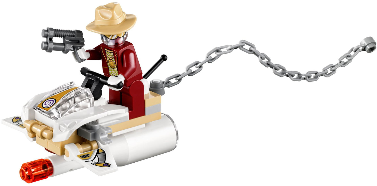 LEGO 70167 Ultra Agents Invizable Gold Getaway Stealth Bike