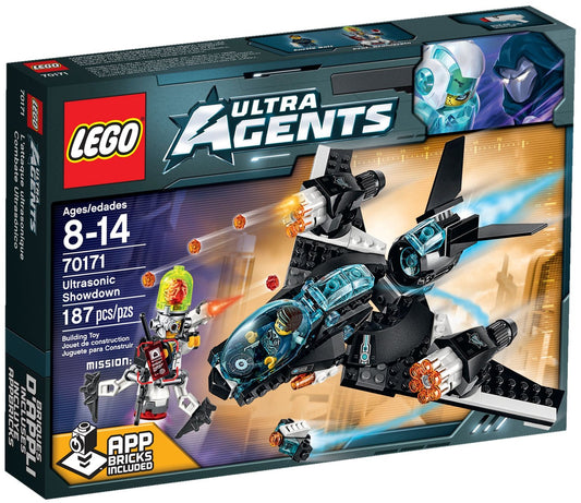 LEGO 70171 Ultra Agents Ultrasonic Jet vs. Brainstein - Auzzistore