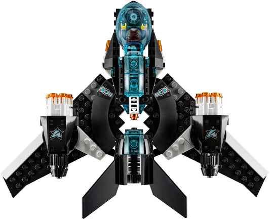 LEGO 70171 Ultra Agents Ultrasonic Jet vs. Brainstein – view 2 - Auzzistore