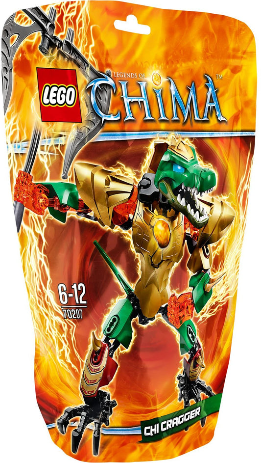 LEGO 70207 CHI Cragger - Buildable Croc Warrior Figure - Auzzistore