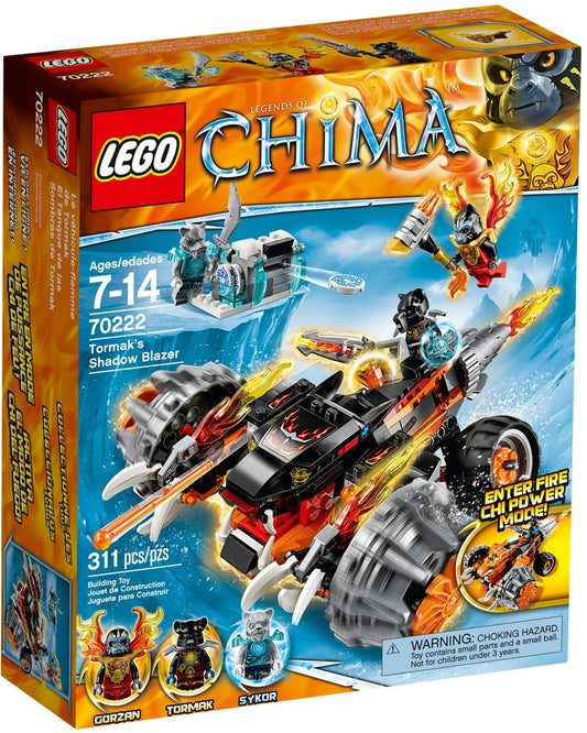 LEGO 70222 Tormak's Shadow Blazer - CHI Panther vs. Saber-tooth - Auzzistore