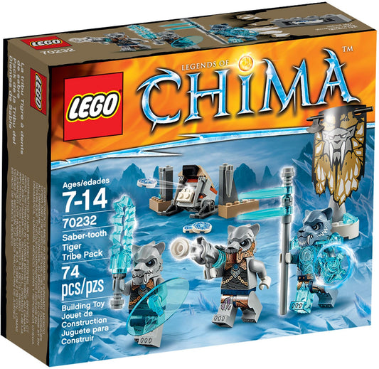 LEGO 70232 Saber-tooth Tiger Tribe Pack - Ice Sling Disc Shooter - Auzzistore