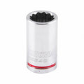 Kincrome 7/16" Square Drive Socket - Chrome Vanadium Steel - Rust Resistant