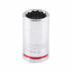 Kincrome 7/16" Square Drive Socket - Chrome Vanadium Steel - Rust Resistant