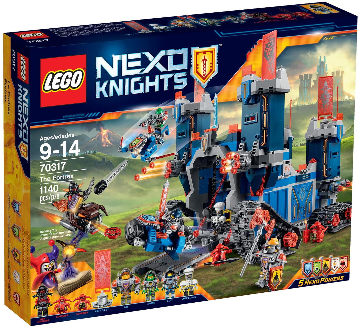 LEGO 70317 The Fortrex - NEXO KNIGHTS Rolling Battle Castle