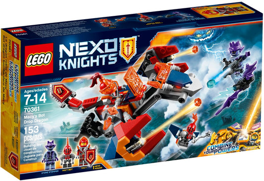 LEGO 70361 Macy's Bot Drop Dragon Playset - NEXO KNIGHTS - Auzzistore