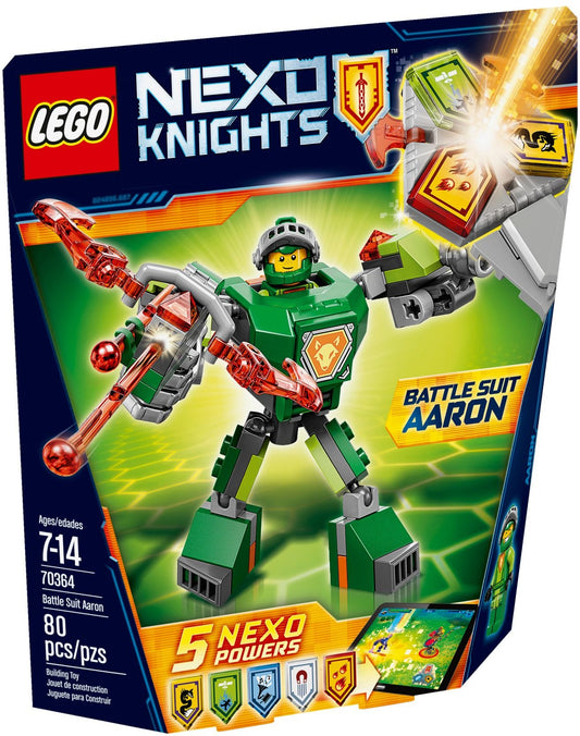 LEGO 70364 Battle Suit Aaron: NEXO KNIGHTS Action Figure - Auzzistore