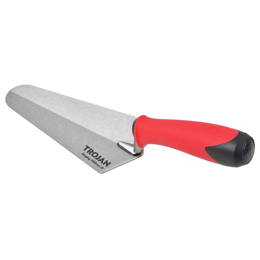 Trojan 200mm Gauging Trowel - High Carbon Steel - Ergonomic Grip - Durable – view 2 - Auzzistore