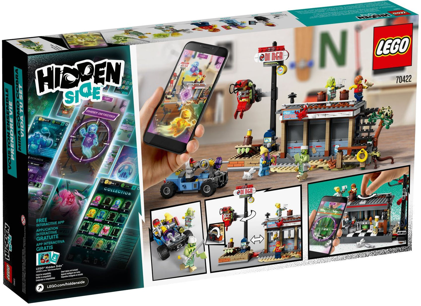 LEGO 70422 Shrimp Shack Attack: AR Ghost Hunting Adventure