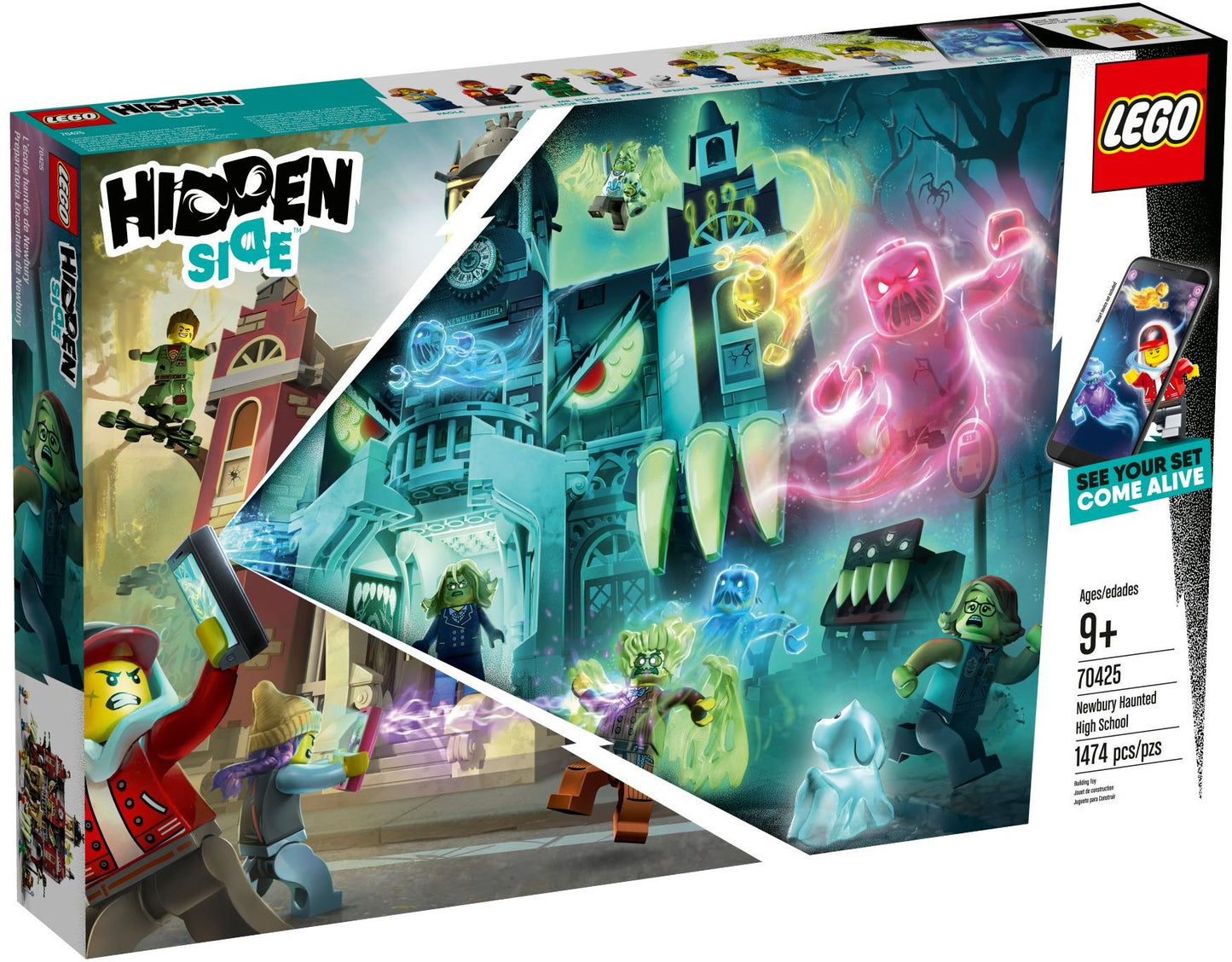 LEGO 70425 Newbury Haunted High School AR Playset