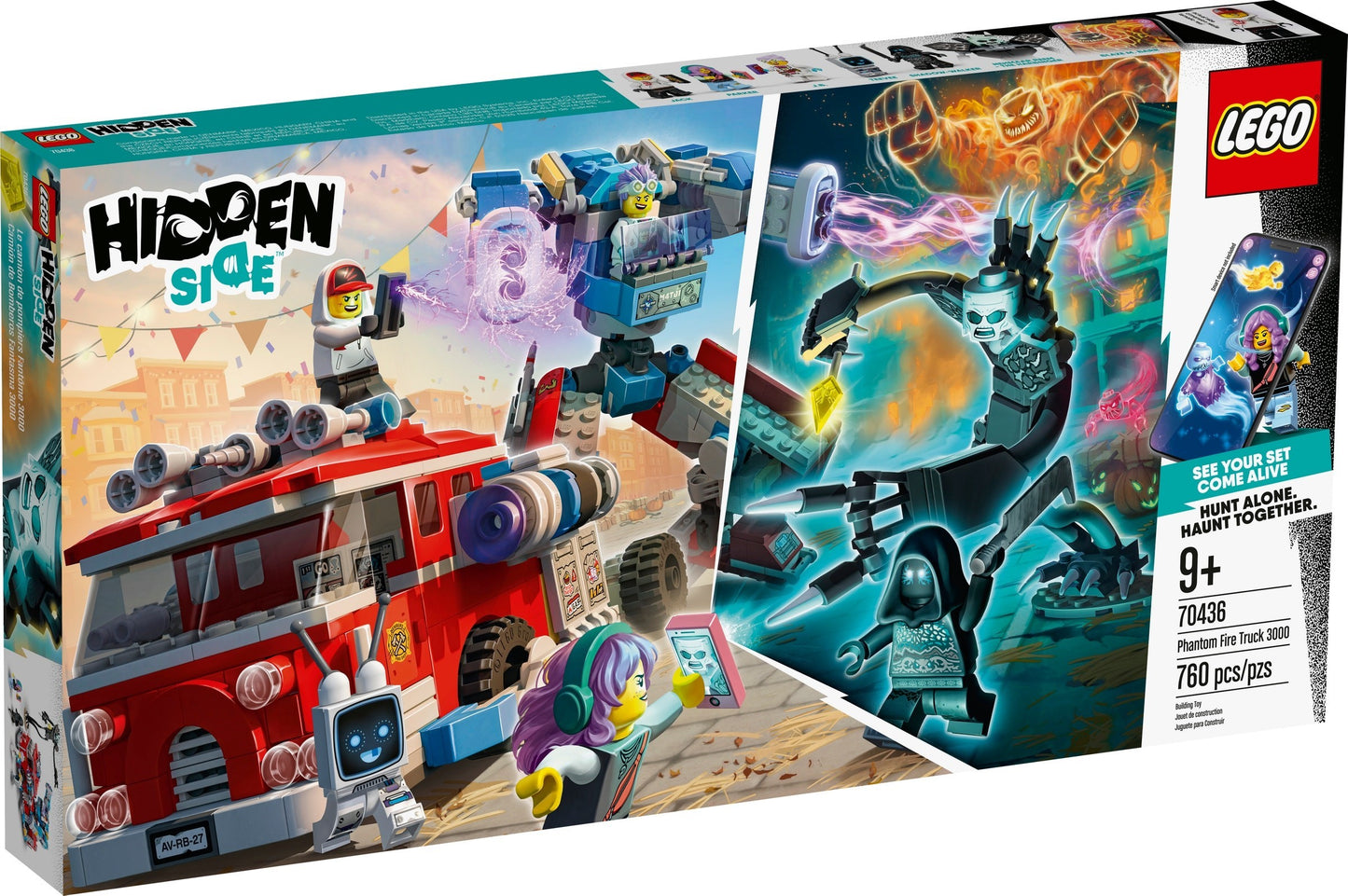 LEGO 70436 Hidden Side Phantom Fire Truck AR Playset