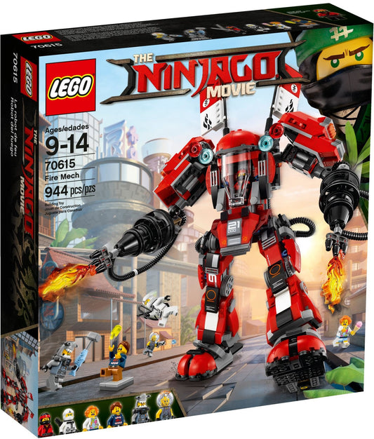 LEGO 70615 Fire Mech NINJAGO Kai Mech with Minifigures - Auzzistore