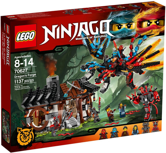 LEGO 70627 NINJAGO Dragon's Forge: Rescue from Vermillion! - Auzzistore