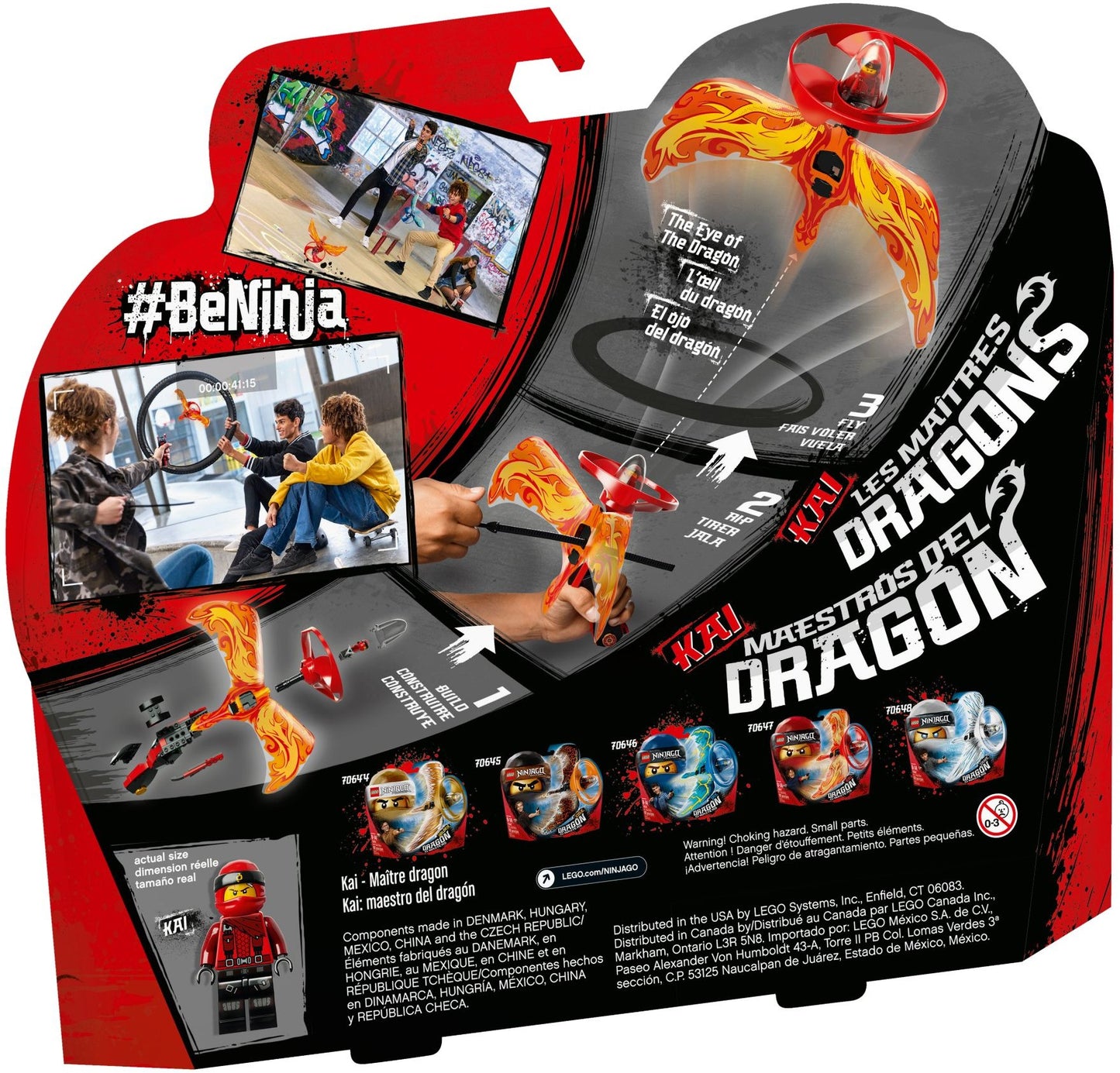 LEGO 70647 Kai - Dragon Master Flyer Ninja Toy