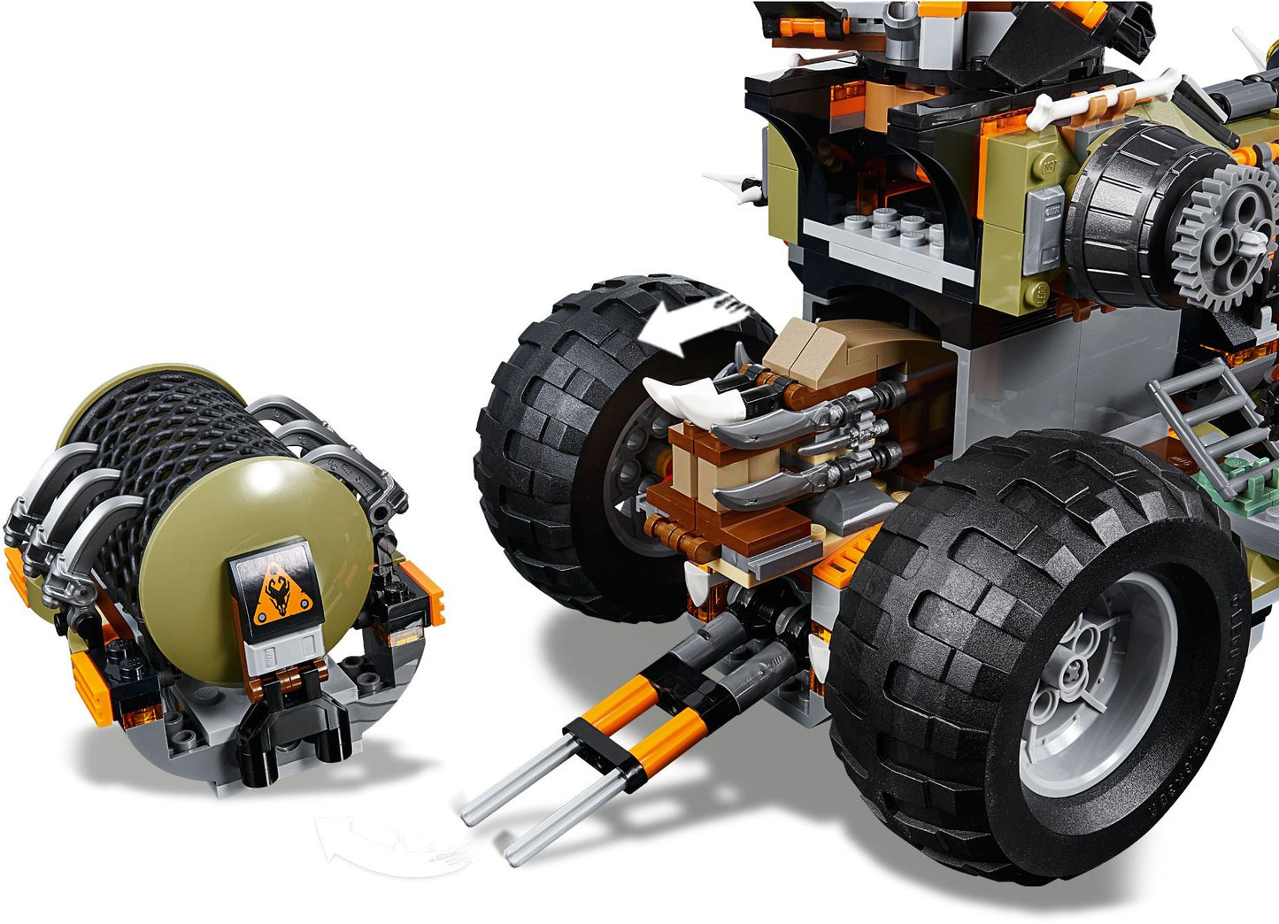 LEGO 70654 Dieselnaut Tank - NINJAGO Dragon Hunters Set
