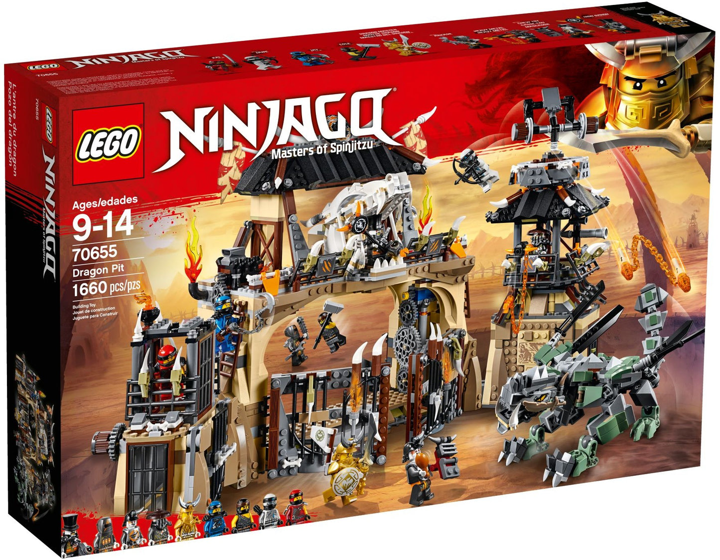 LEGO 70655 Dragon Pit: Ninja Battle for Dragon Armor