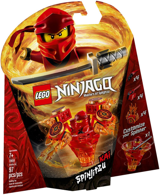 LEGO 70659 Spinjitzu Kai Tornado of Fire Spinner - Auzzistore
