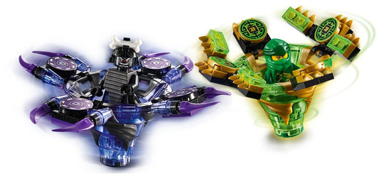 LEGO 70664 Spinjitzu Lloyd vs. Garmadon Ninja Spinner Toy – view 2 - Auzzistore