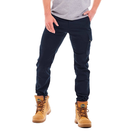 Tradie Core Navy Skinny Cuffed Pant 97 - Men's Workwear - Flex Fabric - Cuffed Ankle – view 2