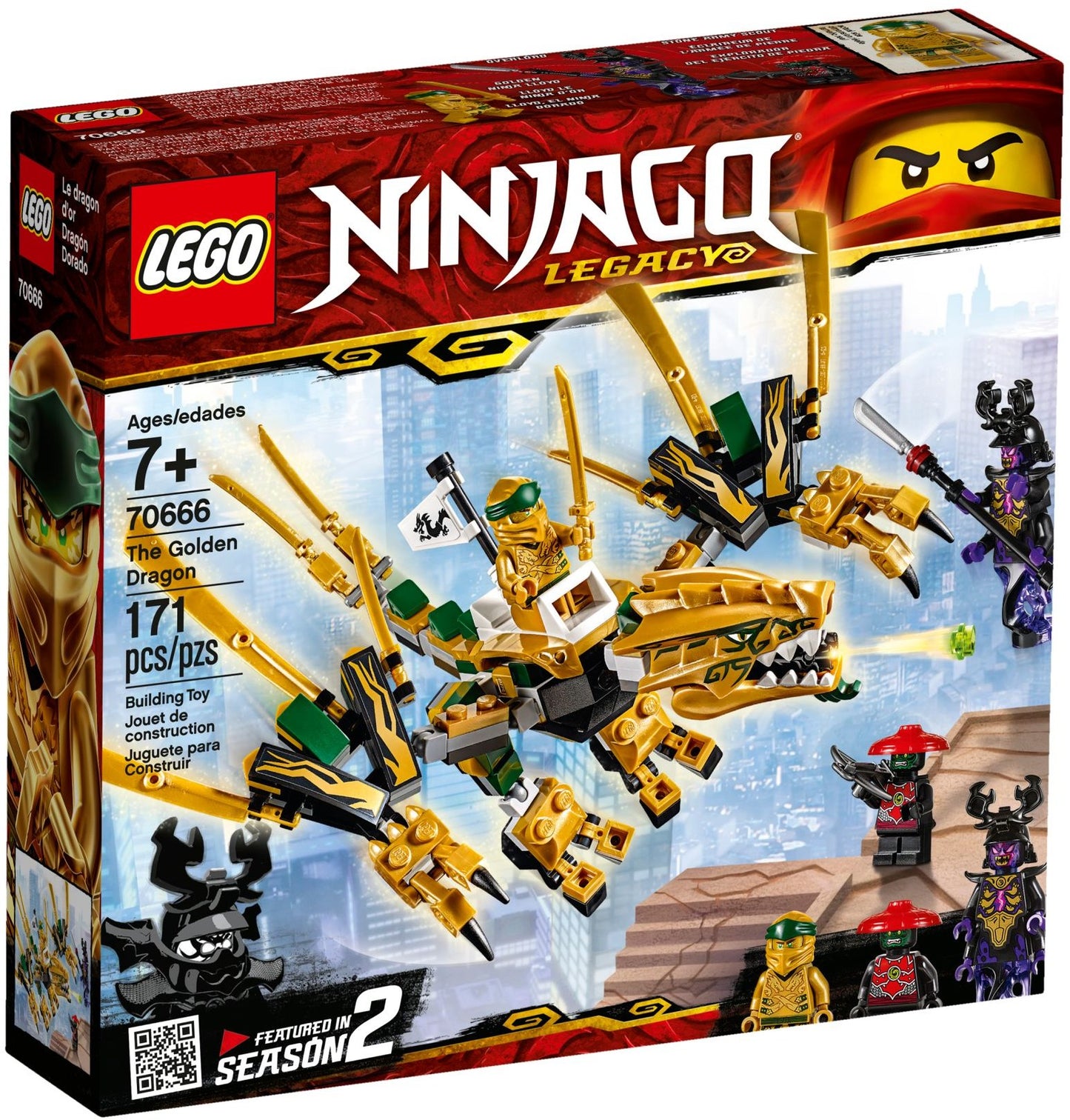 LEGO 70666 Golden Dragon: Lloyd's Final Battle