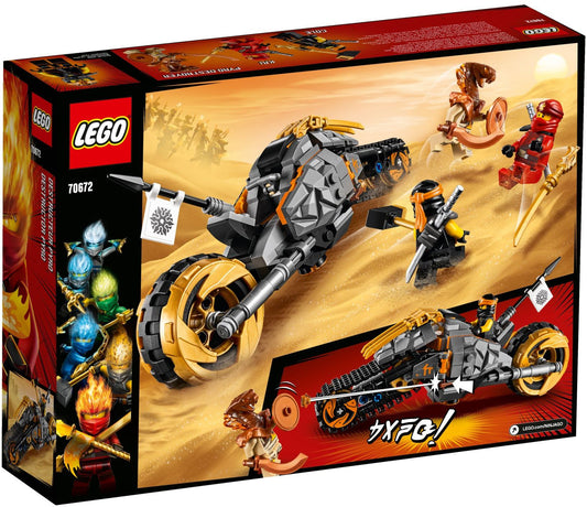 LEGO 70672 Cole's Dirt Bike NINJAGO Set with Ninja Minifigures – view 2 - Auzzistore