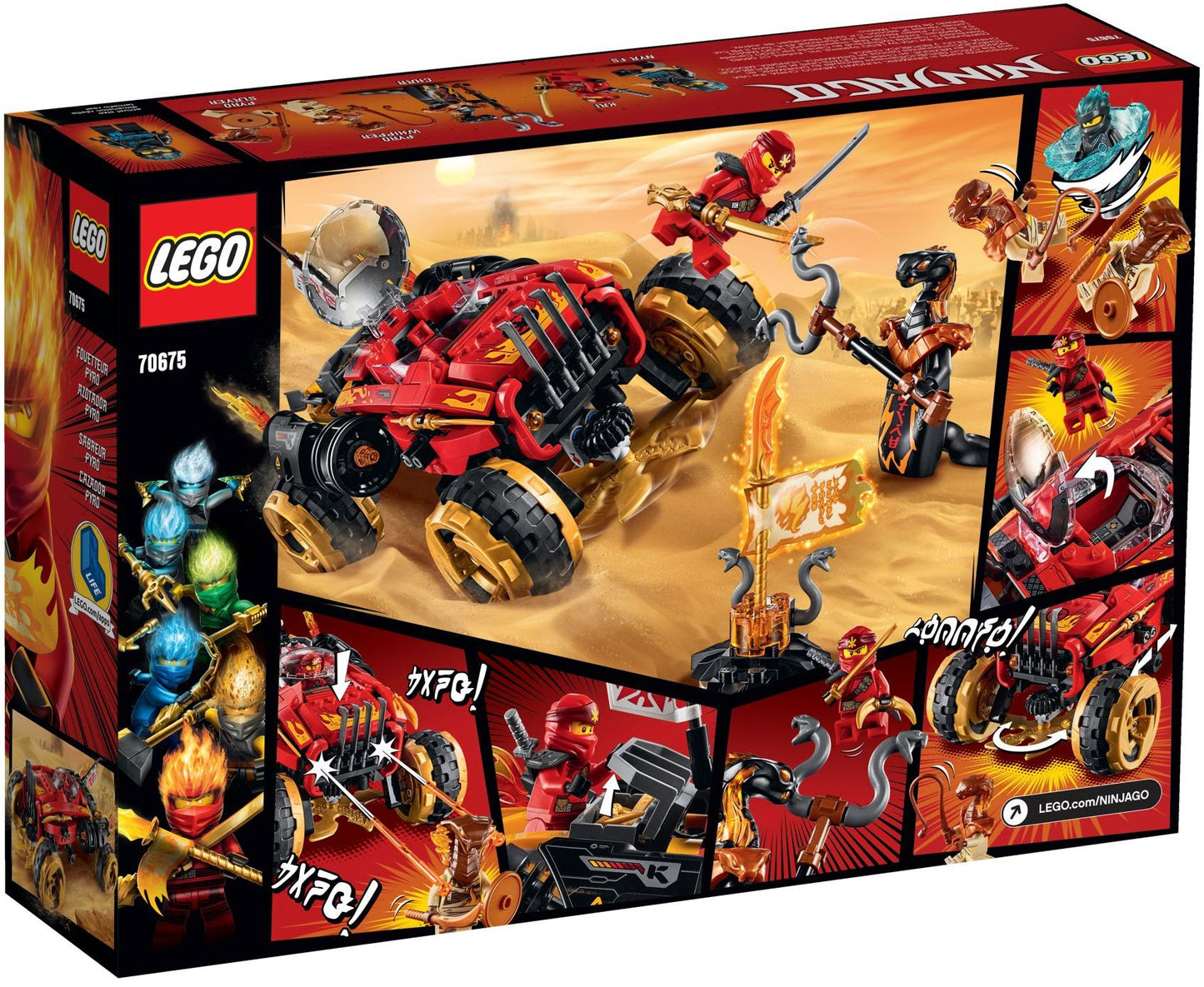 LEGO 70675 Katana 4x4 Ninja Toy Truck | NINJAGO Car
