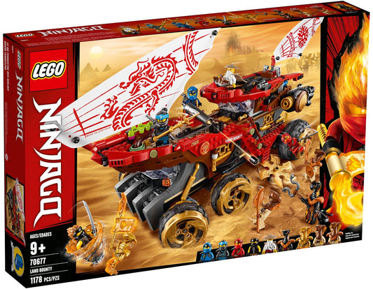 LEGO 70677 Land Bounty Ninja Truck - Mobile HQ with Flyer & Minifigures - Auzzistore