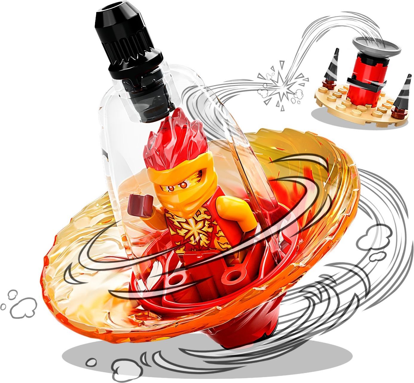 LEGO 70688 Kai's Spinjitzu Ninja Training Toy