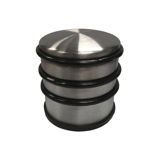 Adoored Satin Chrome Door Weight Large - Steel - Non-Slip Grip - Durable - Auzzistore