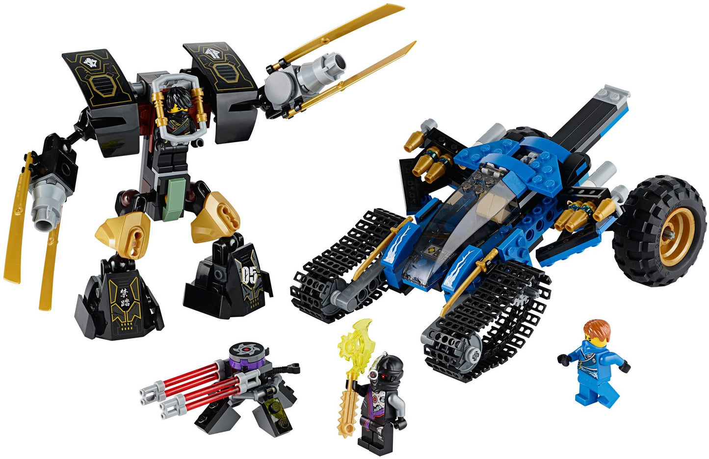 LEGO 70723 Thunder Raider - Ninja Vehicle with Earth Mech