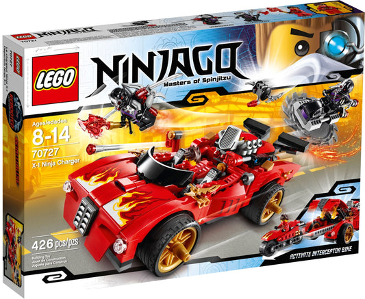 LEGO 70727 X-1 Ninja Charger Car & Interceptor Bike - Auzzistore