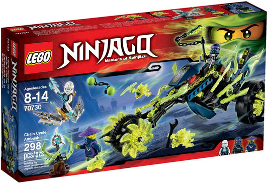 LEGO 70730 Chain Cycle Ambush: Zane vs. Wrayth Aeroblade Battle - Auzzistore