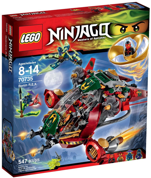 LEGO 70735 Ronin R.E.X. NINJAGO Airship & Airjitzu Flyer - Auzzistore
