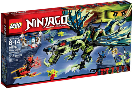 LEGO 70736 Morro Dragon Attack Ninja Temple Defense - Auzzistore