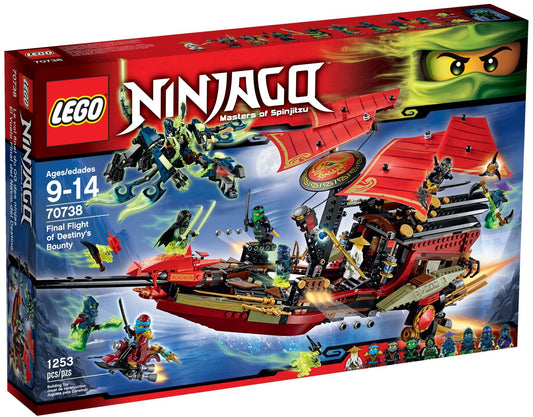 LEGO 70738 NINJAGO Destiny's Bounty Ship - Final Flight vs. Morro - Auzzistore