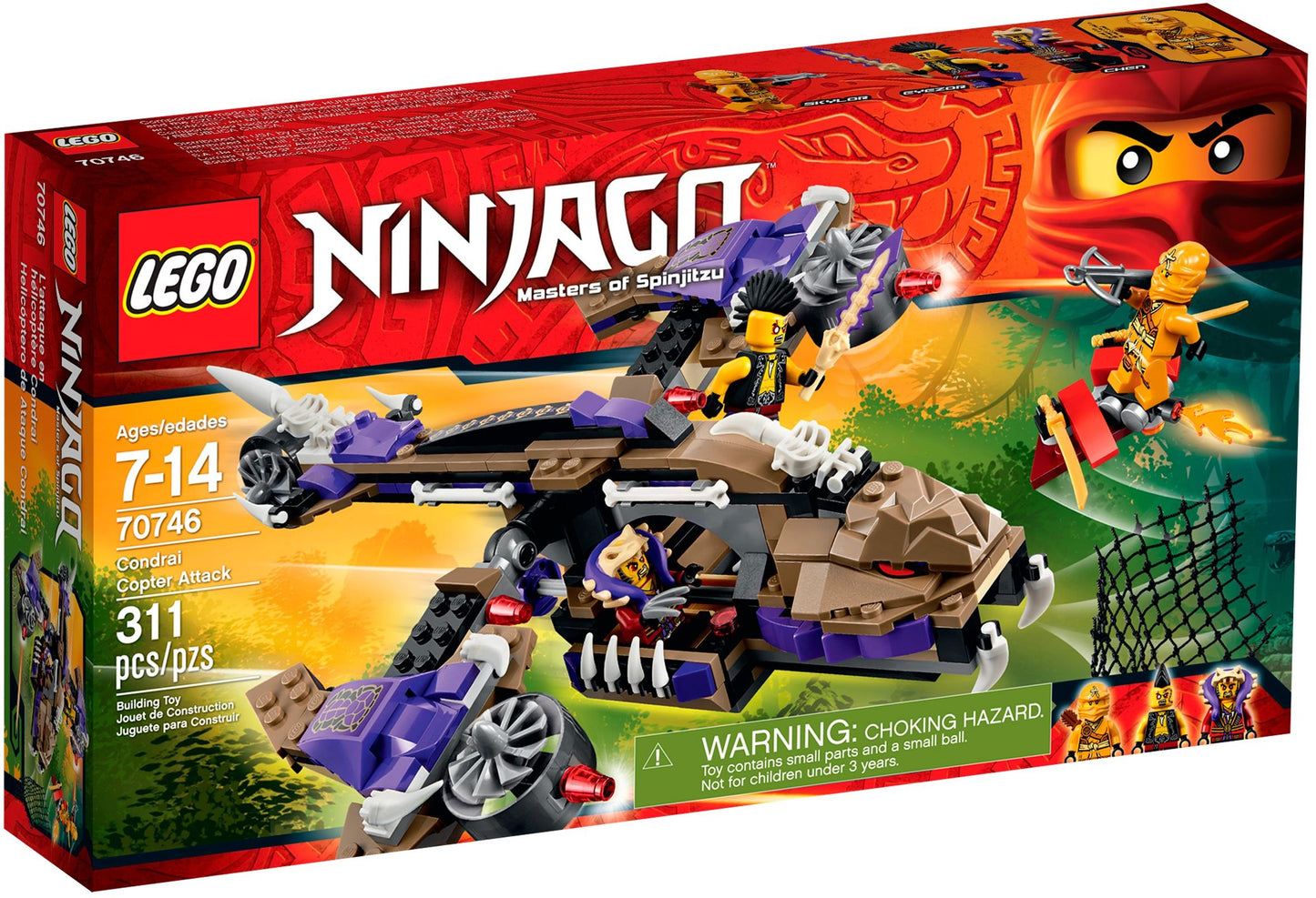 LEGO 70746 Condrai Copter Attack: Skylor vs. Chen