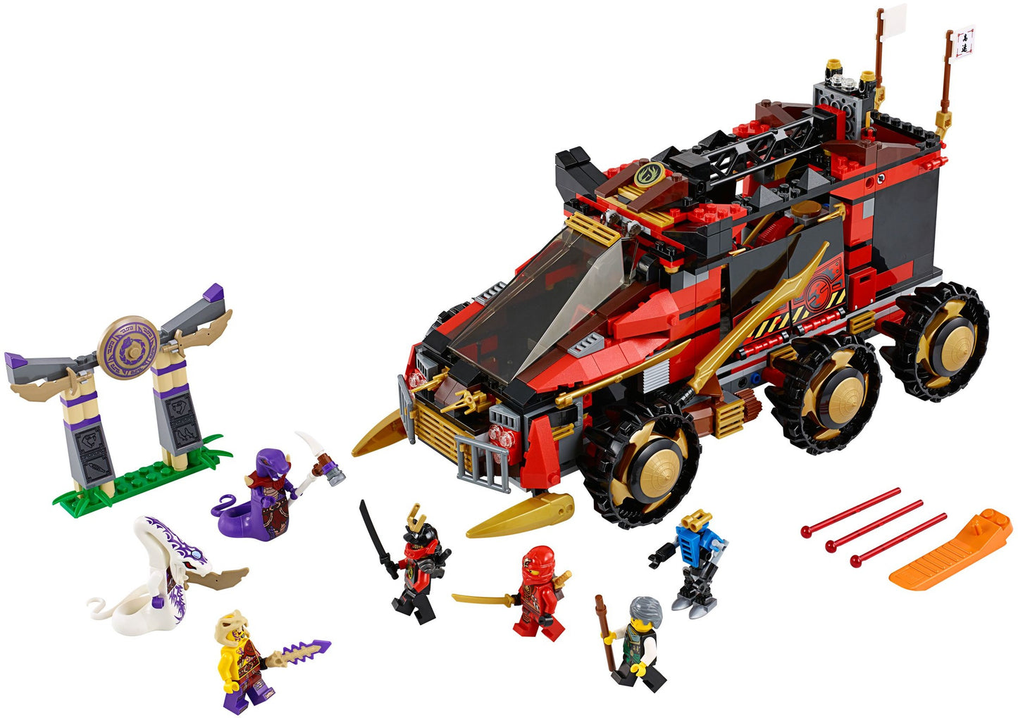 LEGO 70750 Ninja DB X: Battle Pythor & Anacondrai