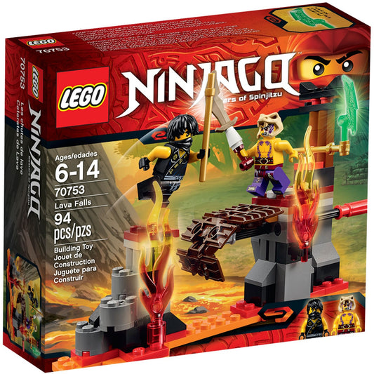 LEGO 70753 Lava Falls - Cole vs. Sleven NINJAGO Tournament Battle - Auzzistore