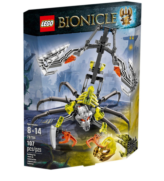 LEGO 70794 Skull Scorpio - BIONICLE Scorpion Figure - Auzzistore
