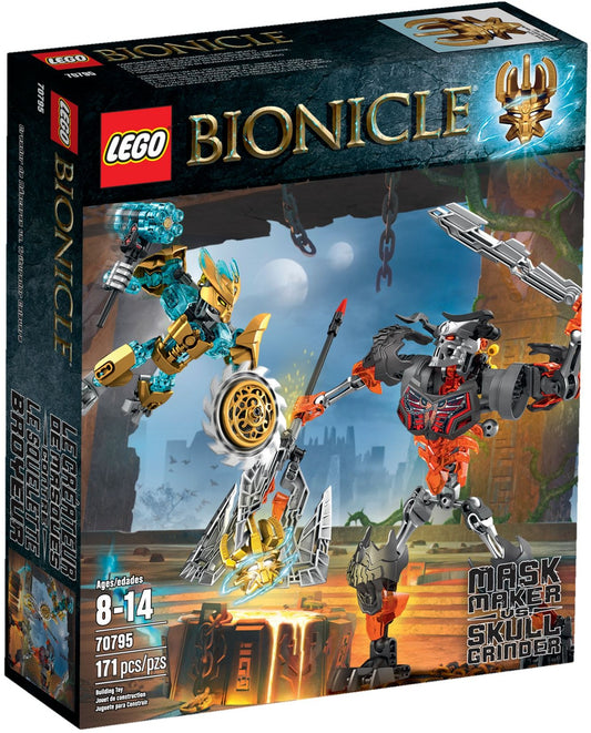 LEGO 70795 BIONICLE Mask Maker vs. Skull Grinder - Auzzistore